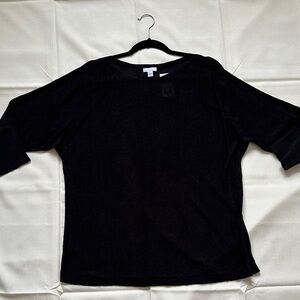 J. Jill 3/4 Sleeve Linen Top